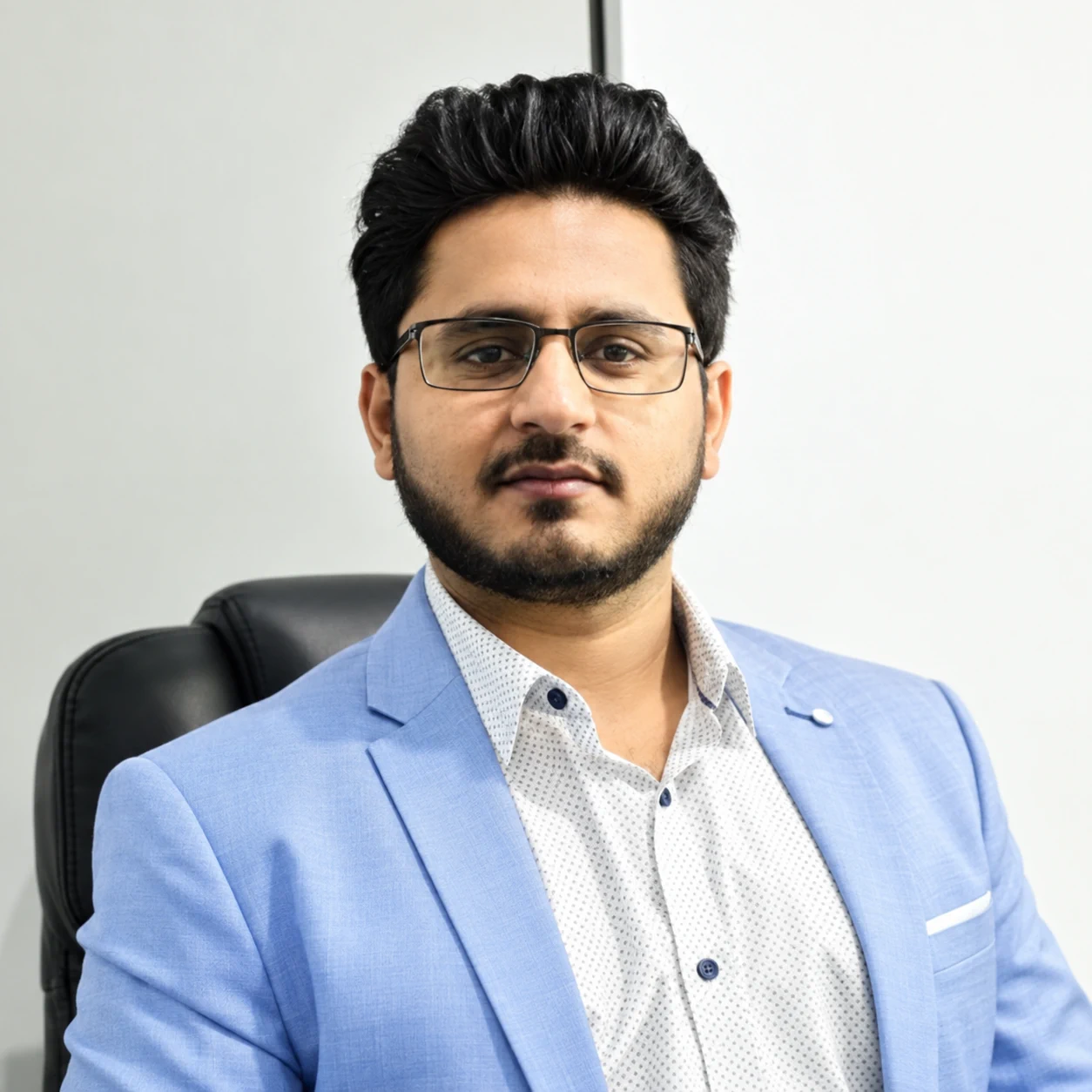 Portrait of Ahsan Ali, founder of Khaata Online